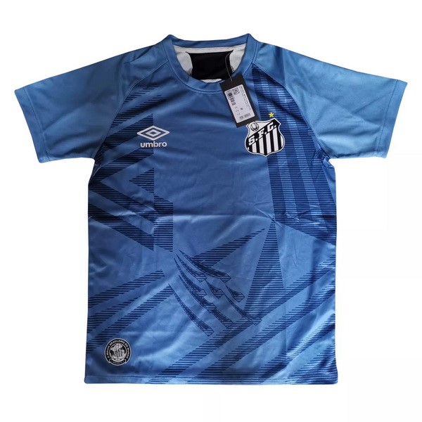 Tailandia Camiseta Santos Portero 2020 2021 Azul
